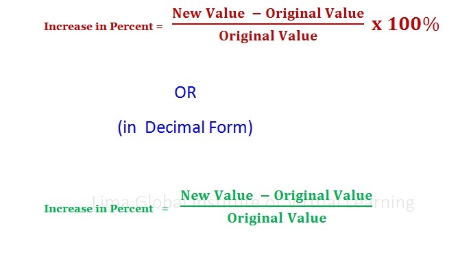 Percent Increase and Decrease